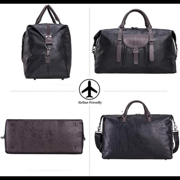 Oversized Travel Duffel Bag - Overnight Bag - Waterproof CarryOn Bag - Weekender - Picture 4 of 5